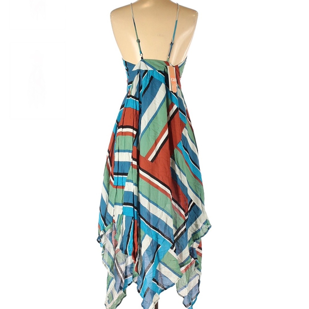 Gianni Bini plunge striped summer dress - Picture 2 of 4